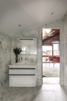 Фото интерьера санузла дома в современном стиле