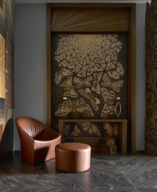 Фото интерьера входной зоны в стиле фьюжн