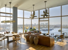 Фото интерьера гостиной в стиле фьюжн