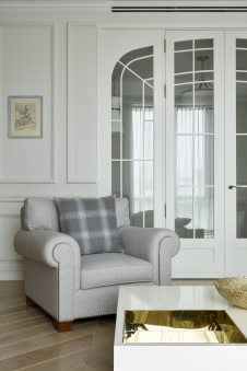 Фото интерьера гостиной квартиры в стиле фьюжн