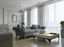 Фото интерьера зоны отдыха квартиры в стиле фьюжн