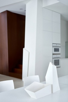 Фото интерьера кухни дома в стиле минимализм