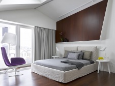 Фото интерьера спальни дома в стиле минимализм