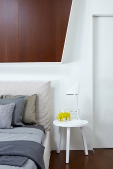 Фото интерьера спальни дома в стиле минимализм