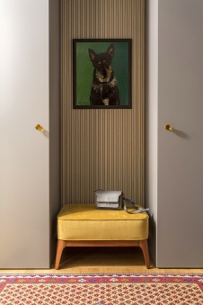 Фото интерьера входной зоны квартиры в скандинавском стиле