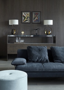 Фото интерьера гостиной квартиры в стиле фьюжн