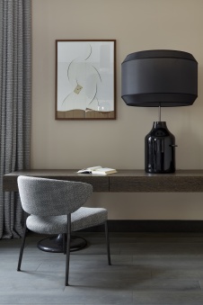 Фото интерьера спальни квартиры в стиле фьюжн