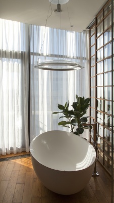 Фото интерьера ванная пентхауса в стиле минимализм