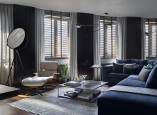 Фото интерьера зоны отдыха квартиры в стиле фьюжн