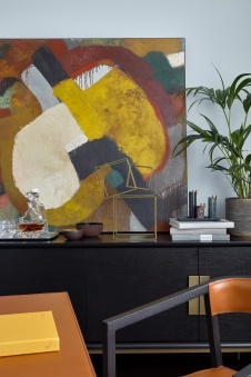 Фото интерьера кабинета квартиры в стиле фьюжн