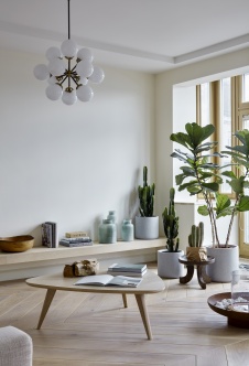 Фото интерьера гостиной квартиры в скандинавском стиле