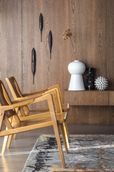 Фото интерьера гостиной дома в стиле фьюжн