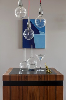 Фото интерьера гостиной квартиры в стиле фьюжн