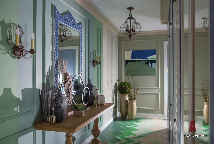 Фото интерьера входной зоны квартиры в стиле китч