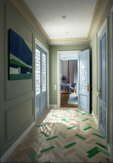 Фото интерьера коридора квартиры в стиле китч