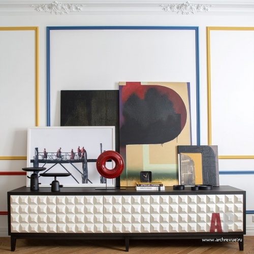 Фото интерьера гостиной квартиры в стиле китч