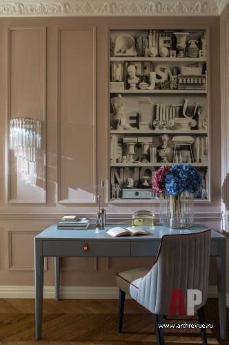 Фото интерьера кабинета квартиры в стиле китч