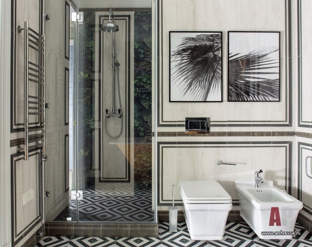 Фото интерьера санузла квартиры в стиле китч