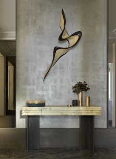 Фото интерьера входной зоны квартиры в американском стиле