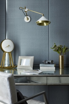 Фото интерьера кабинета квартиры в американском стиле