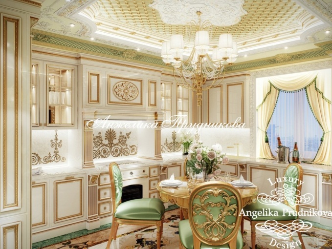 Дизайн-проект интерьера квартиры в стиле барокко в Москве