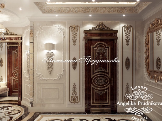 Дизайн-проект интерьера квартиры в ЖК Парадный Квартал в классическом стиле