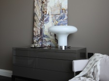 Фото интерьера спальни квартиры в стиле фьюжн