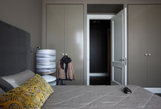 Фото интерьера спальни квартиры в стиле фьюжн