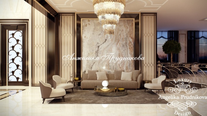 Дизайн-проект интерьера дома в резиденции Agalarov Estate