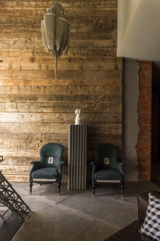 Фото интерьера гостиной дома в стиле лофт