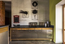 Фото интерьера кухни дома в стиле лофт