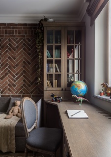 Фото интерьера детской квартиры в стиле неоклассика