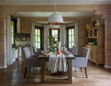 Фото интерьера столовая дома в скандинавском стиле