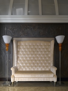 Фото интерьера входной зоны дома в стиле фьюжн