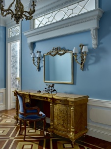 Фото интерьера кабинета дома в стиле фьюжн