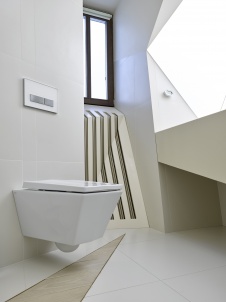 Фото интерьера санузла дома в стиле фьюжн