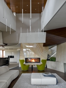 Фото интерьера гостиной дома в стиле минимализм