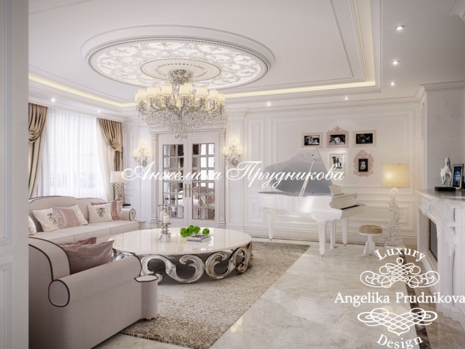 Дизайн квартиры в классическом стиле в ЖК Розмарин в Москве