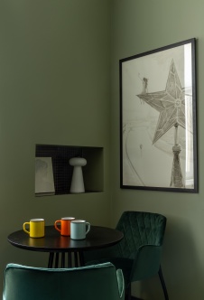 Фото интерьера кухни квартиры в стиле фьюжн