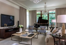 Фото интерьера гостиной дома в американском стиле