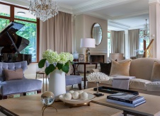 Фото интерьера гостиной дома в американском стиле