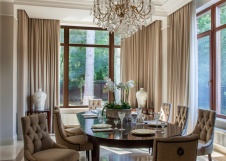 Фото интерьера столовой дома в американском стиле
