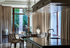 Фото интерьера кухни дома в американском стиле