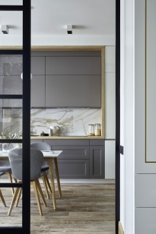 Фото интерьера кухни квартиры в стиле лофт