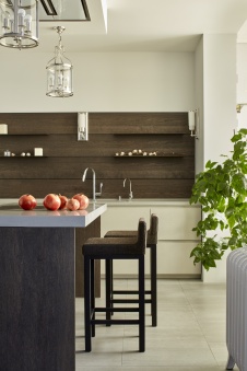 Фото интерьера кухни квартиры в американском стиле