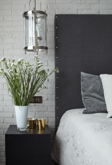 Фото интерьера спальни квартиры в американском стиле