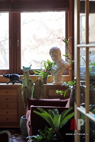 Фото интерьера зимнего сада квартиры в классическом стиле