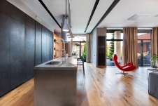 Фото интерьера гостиной дома в стиле минимализм