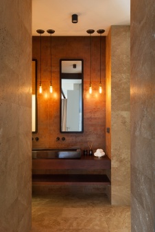 Фото интерьера санузла дома в стиле минимализм