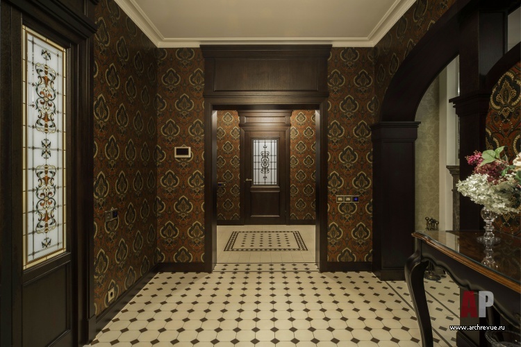 Фото интерьера коридора дома в английском стиле